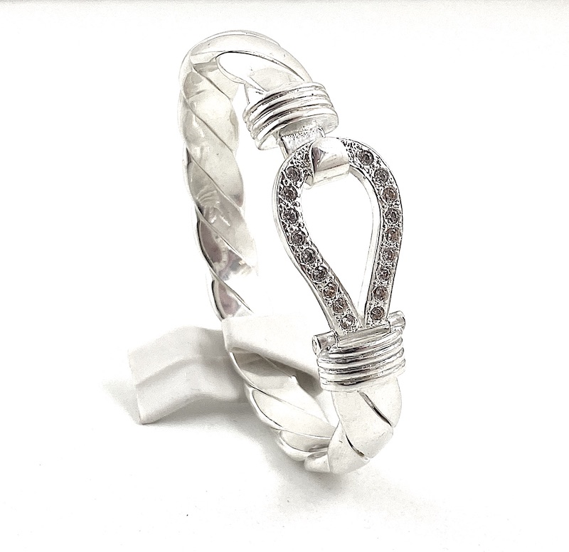 PRY シュウトSilver Hook Bangle [narrow] Silver Hook Bangle - Azendi