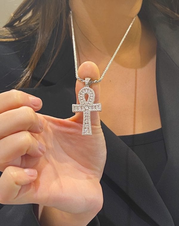 Silver Egyptian Ankh Necklaces | Wholesale Silver Egyptian Ankh Necklaces –  Cool Jewels