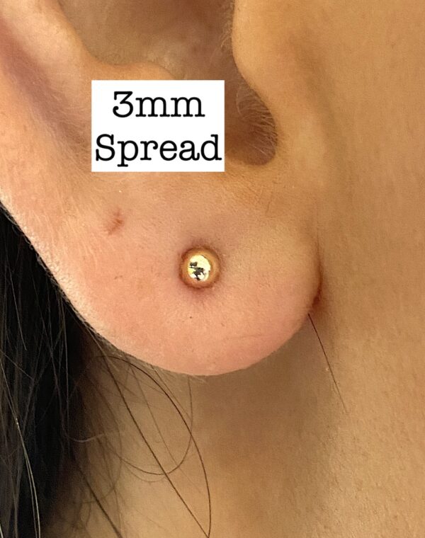 14K Solid Gold Ball Stud Earrings 3mm – J&CO Jewellery