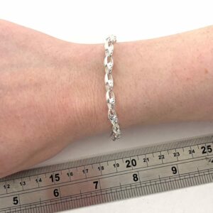 Solid Silver Tulip Bracelet